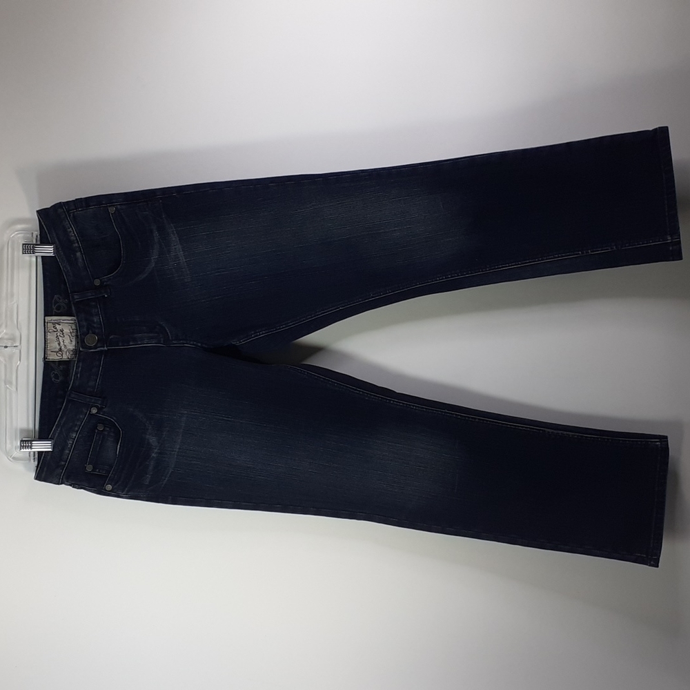 American Rag Cie Premium Straight Leg Factory Faded Blue Jeans Size 11 Short